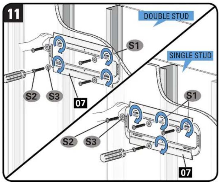 11 DOUBLE STUD S1 S2 S3 07 S1 S2 S3 07 S1