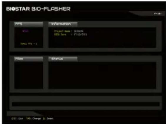 BIOSTAR BIO-FLASHER PPS Information Project Name: 2010074 8350 Data: 91105/2011 Total WPS - 5 Flare Status OK: Quit Save: Change Cancel