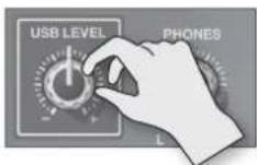 ROLAND VR-3EX - Adjusting the Volume Level of USB Output Audio - 1