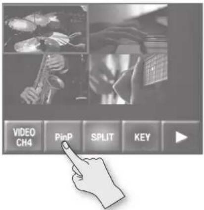 VIDEO CH4 PinP SPLIT KEY