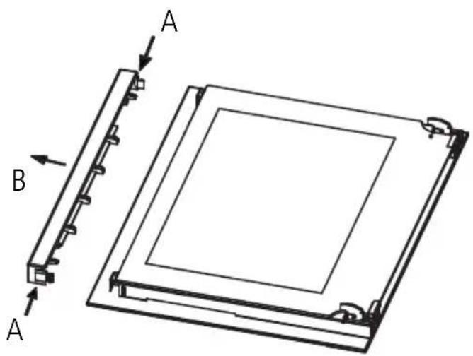 Caple C2101BG - REMOVING THE GLASS PANELS - 1