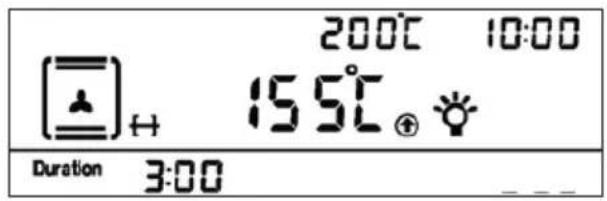 200°C 10:00 15.5°C Duration 3:00