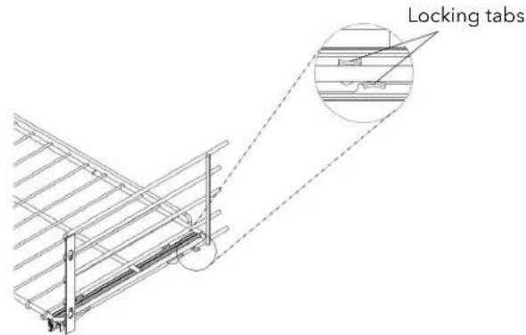 Locking tabs