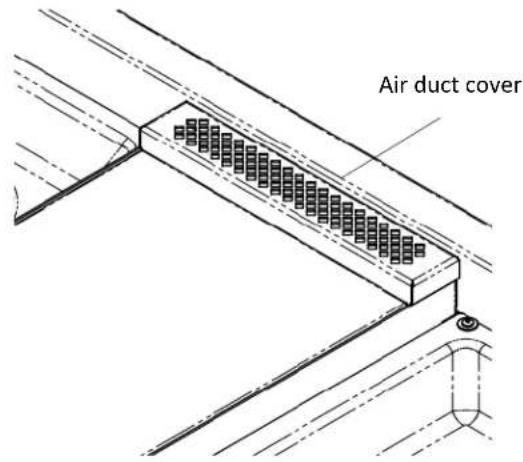 Air duct cover