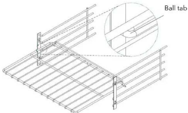 Ball tab
