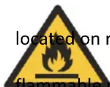 located on r flammable r