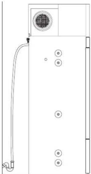 GORENJE TC302ZGNT - Priključitev toplotne črpalke v isti cevovod s kuhinjsko napo in odvajanje zraka iz več manjših stanovanj ali apartmajev ni dovoljena. - 1