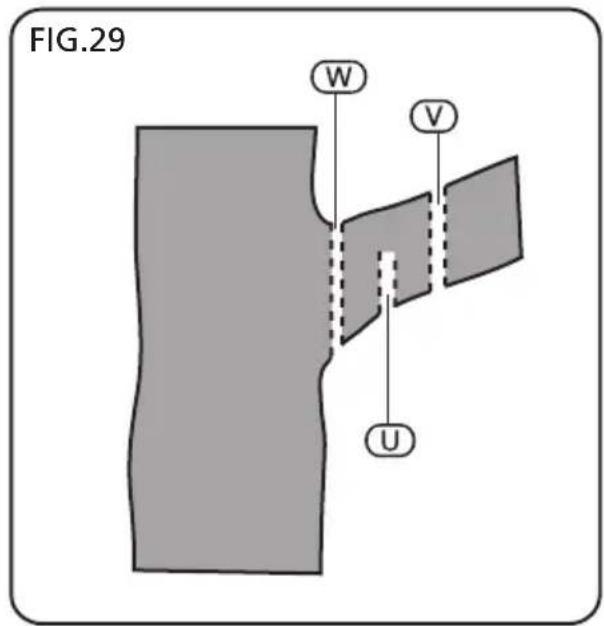 FIG.29 W V U