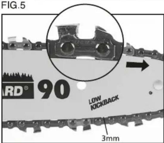FIG.5 RD® 90 LOW KICKBACK 3mm