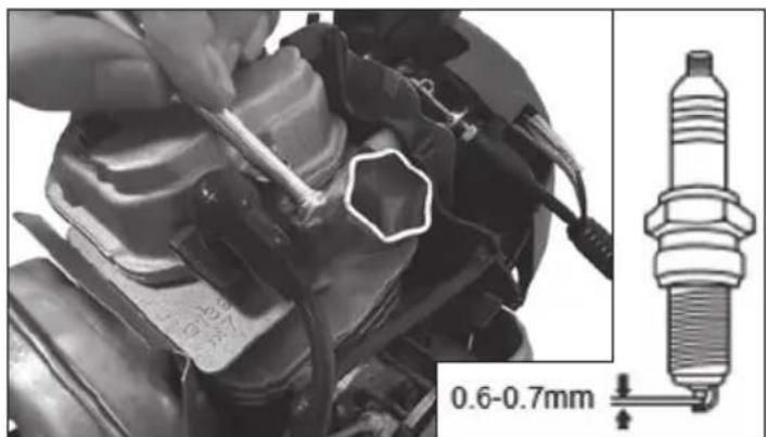 Draper GTP34 - CAUTION! Risk if injury from moving parts or burns from exhaust. - 4
