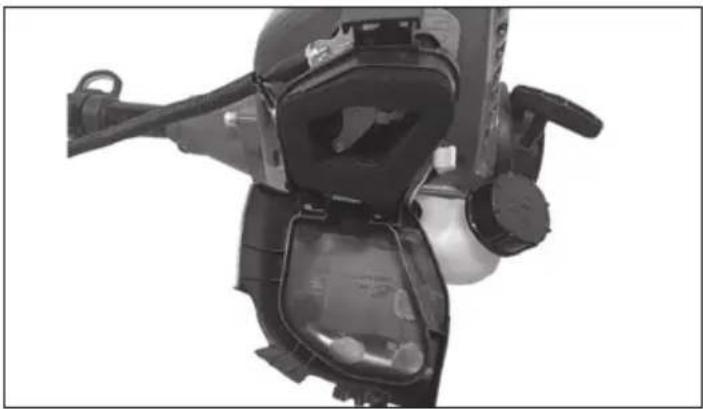Draper GTP34 - Cleaning the Air Filter (Fig.20 - Fig.22) - 2