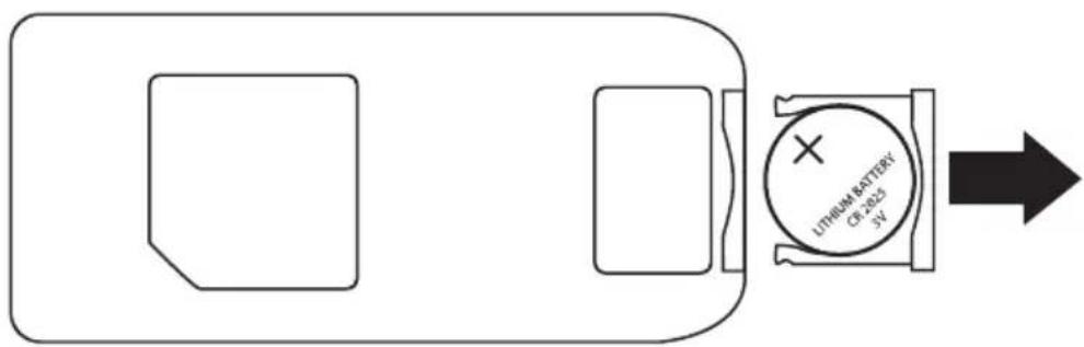 LITHIUM BATTERY CR 2025 JV