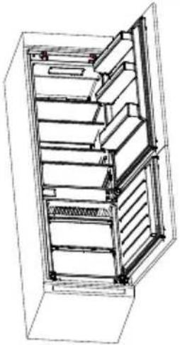 Cookology CBIFF70302 - Installation in cabinet - 4