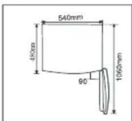 540mm 480mm 90 1060mm