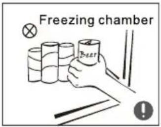 Freezing chamber Beer