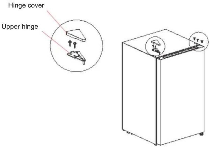 Hinge cover Upper hinge
