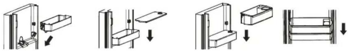 Cookology CTFRWD359X - Setting the humidity in the Crisper - 5