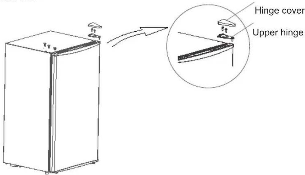 Hinge cover Upper hinge
