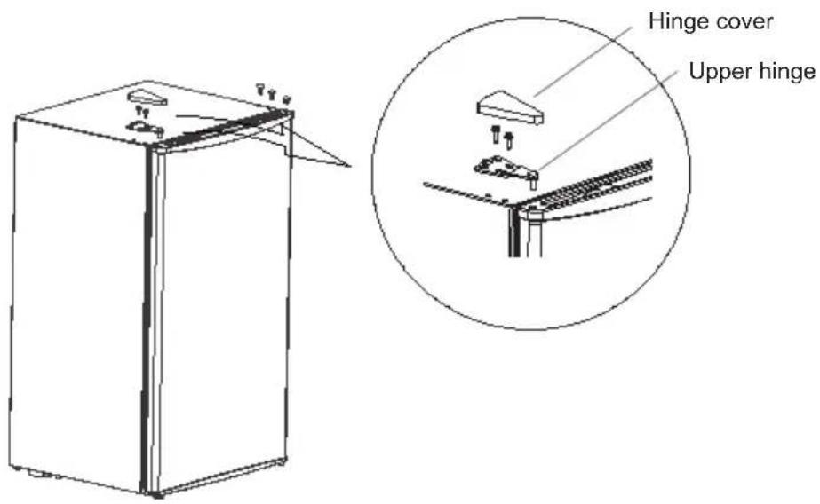 Hinge cover Upper hinge