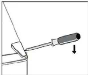 Cookology MFR42LKBK - Reverse Door - 1