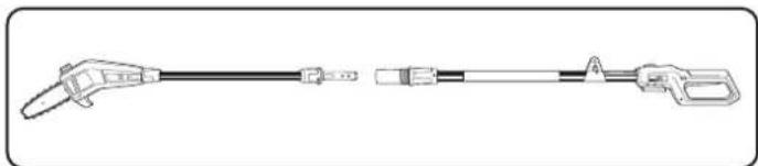 Ozito PXPPS-1820 - • Assembly without Extension Tube - 1