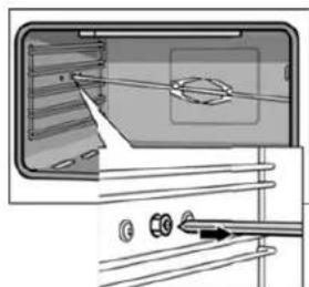 InAlto IU9EGB - Remove the rotary spit as follows: - 2