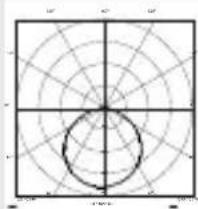 Pure geometric diagram with concentric circles and radial lines, no text or symbols present