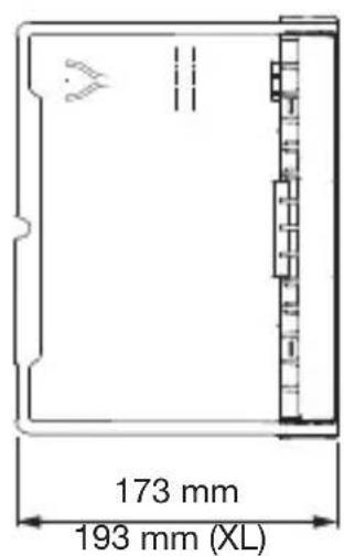173 mm 193 mm (XL)