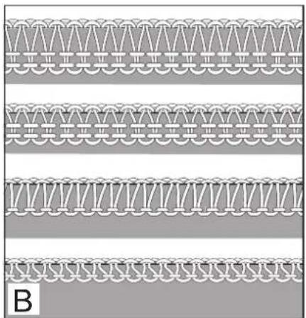 Repeating geometric pattern with repeating triangular and circular motifs, no text or symbols present