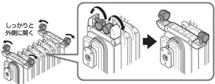 DELONGHI RHJ21F0812 - ■ 折りたたみ式キャスターの開き方 - 1