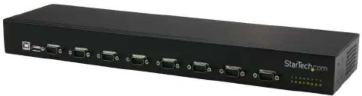 StarTech.com ICUSB23208FD - 8-Port USB-to-Serial RS232 Adapter Hub with Daisy Chain - Rack Mountable - 1