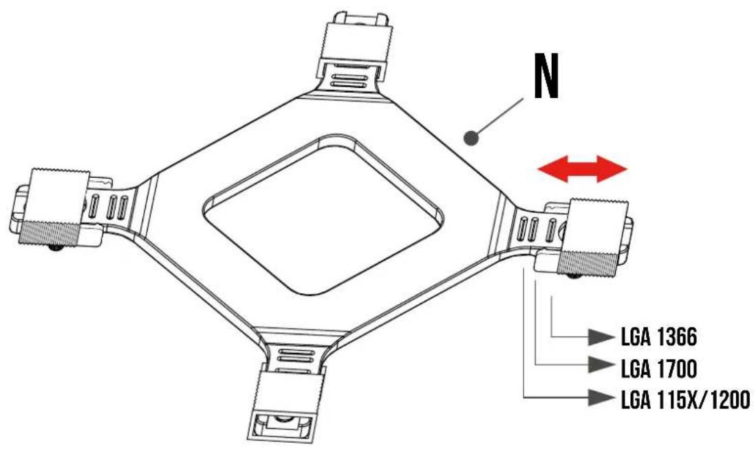 N LGA 1366 LGA 1700 LGA 115X/1200