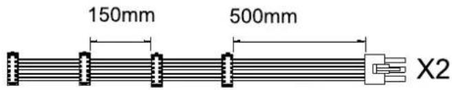 150mm 500mm X2