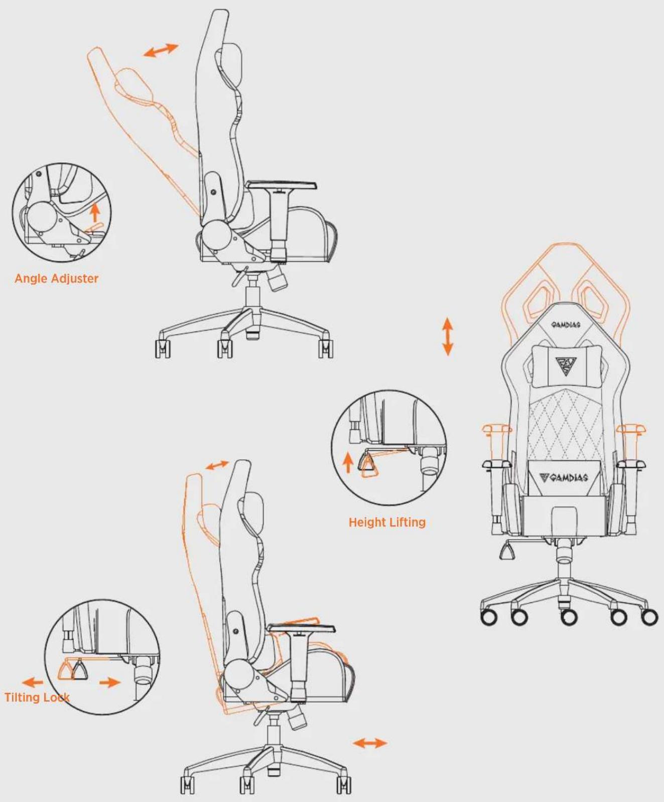 Gamdias Aphrodite Ml1 L - Assembly Instruction - 2