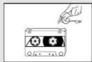 SAMSUNG MAX-KJ730 - - Precautions When Using Audio Cassettes - 3
