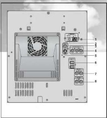 Diagram of an internal computer drive showing labeled components including fan, ports, and connectors