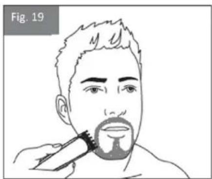 Izzy PG-1050 - Facial trimming with precision trimmer &amp; cutting guide - 1
