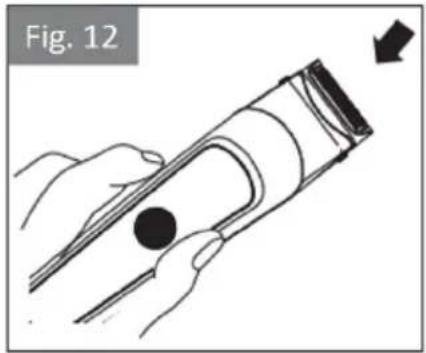 Izzy PG-1050 - Attaching/detaching the micro-shaver (8) - 2