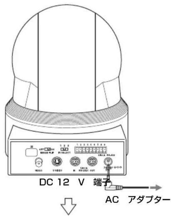 DC 12 V 端子 AC アダプター
