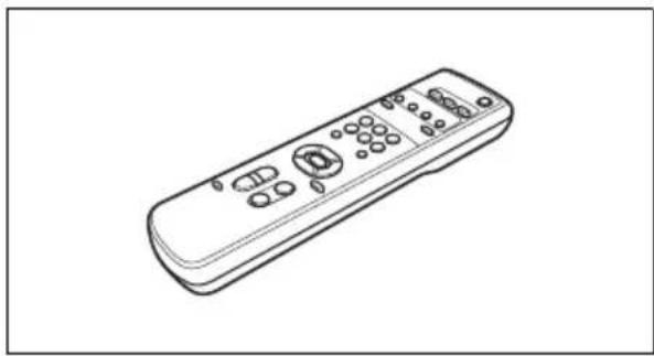 SONY EVI-D80P - 使用附送的遥控器操作 - 2