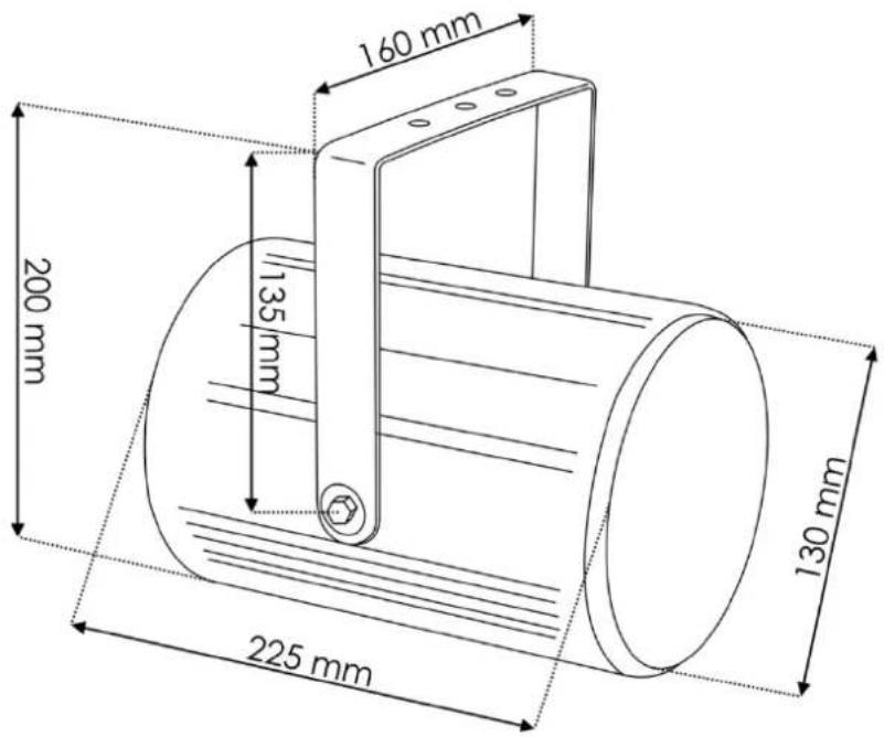 160 mm 200 mm 135 mm 225 mm 130 mm