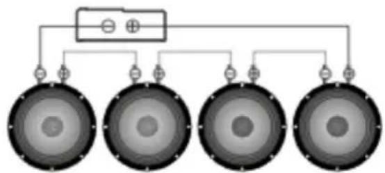 Deaf Bonce Machete MFA-4.80 - Serial connection of the speakers - 3