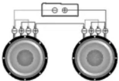 Deaf Bonce Machete MFA-4.80 - Subwoofers in series, coils in parallel - 1