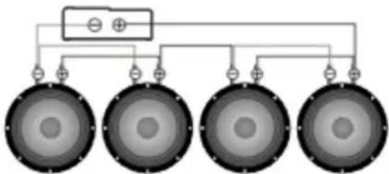 Deaf Bonce Machete MFA-4.80 - Mixed connection of the speakers - 1