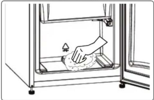 Icecool ICFZ145EW - Freezer defrosting process - 1