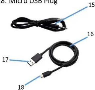 8. Micro USB Plug 15 16 17 18