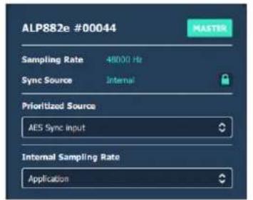 Digigram ALP442e - Samplingclockmanagement - 3