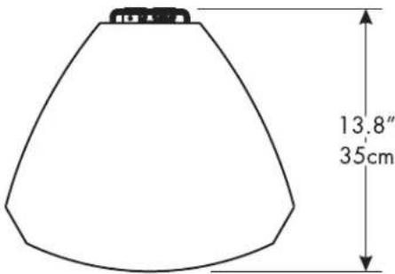 13.8" 35cm