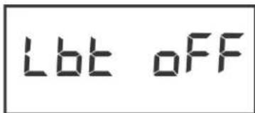 Lbt off