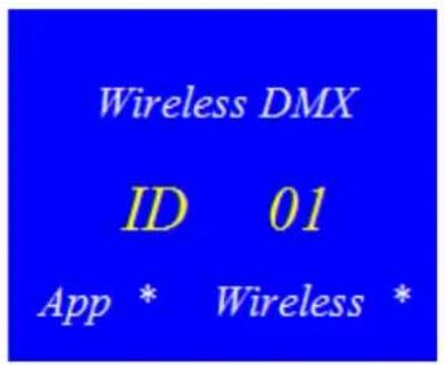 Wireless DMX ID 01 App * Wireless *